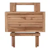 Bine petite table de jardin 50x50 cm, en teck massif. Voir les images du produit 5