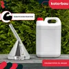 KOTARBAU® Imbuto in acciaio zincato Imbuto per olio benzina Anteprima dell’immagine prodotto 4