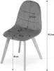 Valora BORA Stuhl x1 | Stuhl für Wohn-, Büro- oder Produktbild-Vorschau 6