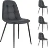 Esszimmerstühle ALVARO 4er Set Kunstlederbezug - Produktbild-Vorschau 2