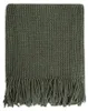 HOMLA Chenille-Decke in Khaki, 130 x 170 cm Produktbild-Vorschau 1