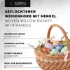 Weidenkorb Zweifarbig mit Henkel Osterkorb & Präsentkorb 34 Produktbild-Vorschau 4
