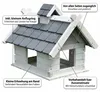 Mucola Vogelhaus Vogelfutterhaus Holz Vogelvilla Produktbild-Vorschau 5