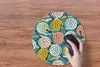 MuchoWow® Mauspad Mousepad Stricken - Wolle - Muster 40x40 Produktbild-Vorschau 3