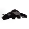 Kawaii Drachen Kuscheltier 50 cm – Schwarzer Plüschdrache – Produktbild-Vorschau 1