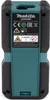 The back of a Makita LD030P laser distance meter is shown against a white background. Produktbild-Vorschau