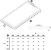 Mineralguss-Duschwanne extra flach LUX Schieferoptik weiß Produktbild-Vorschau 4