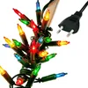 Lichterkette 100 bunte Mini-Lampen, 14,85 m, grünes Kabel Productafbeelding-voorbeeld