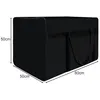A black storage bag with dimensions indicated. Podgląd zdjęcia produktu