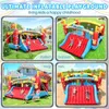 Hüpfburg Hindernisparcours 400x340cm - Kinder Springburg Produktbild-Vorschau 5
