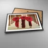 Gerahmtes Poster - Schwarzer Rahmen - Bhutan Regenschirm Produktbild-Vorschau 3
