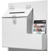 Boîte de collecte Deflecto blanche pour comptoir et montage Voir les images du produit 2