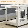 PawHut Hundekäfig, Haustierkäfig mit Kissen, Hundehaus, Produktbild-Vorschau 6