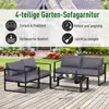Outsunny Vierteiliges Gartenmöbel Set, Sitzgruppe, Sofa mit Produktbild-Vorschau 4