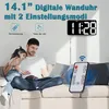 14" Digitale Wanduhr mit Fernbedienung, LED Anzeige für Produktbild-Vorschau 7