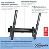Vogels COMFORT TVM 3415, zwarte, kantelbare wandhouder, Productafbeelding-voorbeeld 9