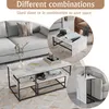 2er-Set Couchtisch, Eckiger Beistelltisch, Kaffeetisch mit Produktbild-Vorschau 8