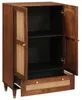 vidaXL Armoire haute marron 60 x 33,5 x 100 cm Bois massif Voir les images du produit 1