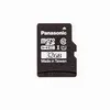 A close-up studio shot of a black microSD card with white text and logos against a white background. Produktbild-Vorschau