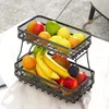 dvoupatrový košík na ovoce organizér na kuchyňskou pracovní Náhled obrázku produktu 2