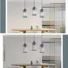 ZMH Hanglamp eettafel 3-lichts zwart kristal E27 fitting Productafbeelding-voorbeeld 4