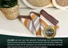 4er Set Geschirrtücher, 50x70 cm, 100% Baumwolle, braun Produktbild-Vorschau 4