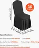 SucceBuy 30 x Stuhlhussen mit flacher Vorderseite, Produktbild-Vorschau 7