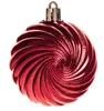 A single red Christmas ornament with a spiral design. Podgląd zdjęcia produktu