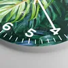 Wanduhr - Rund - Glasuhr - Blume Natur - 40x40cm - Produktbild-Vorschau 5