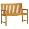 vidaXL Banc de jardin 110 cm bois massif acacia - Bancs de Voir les images du produit 3