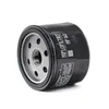 A black oil filter with silver metal components, shown in a studio setting against a white background. Náhled obrázku produktu