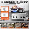 SucceBuy cucina commerciale a gas, 4 fuochi, piano di Anteprima dell’immagine prodotto 6