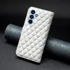 Samsung Galaxy A54 Hülle - BINFEN Rhombus Klapphülle - Weiß Produktbild-Vorschau 5