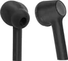 A pair of black wireless earbuds on a white background. Podgląd zdjęcia produktu