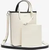LACOSTE sac à épaule Anna Vertical Shopping Bag Noir Farine Voir les images du produit 9