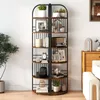 COSTWAY Scaffale angolare a 6 ripiani, scaffale aperto con Anteprima dell’immagine prodotto 2