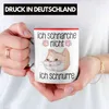 Trendation - Katzen Mama Tasse Geschenk Ich Schnarche Nicht Produktbild-Vorschau 2