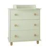 ZEE LUMI Mint 83x93x48 cm Wickelkommode mit 3 Schubladen Produktbild-Vorschau 4