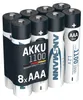 ANSMANN Akku AAA, 8 Stück, 1050 mAh 1,2V NiMH Produktbild-Vorschau 1