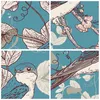 Bilder auf glas - Vogel Baum modern - 120x50cm - Glasbilder Produktbild-Vorschau 8