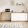 Scrivania angolare 2-in-1 Merax con 6 cassetti su ruote Anteprima dell’immagine prodotto 4