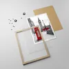 Gerahmtes Poster - Rahmen in heller Eiche - Schuppen Produktbild-Vorschau 4