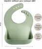 KIDKOOL Confezione da 3 bavaglini in silicone con tasca - Anteprima dell’immagine prodotto 3