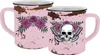 Tasse Lady Skull Emaille-Optik 400ml Produktbild-Vorschau 1