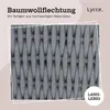 Wäschekorb mit Deckel 58 l Nischenwäschekorb schmal Baumwolle grau Podgląd zdjęcia produktu