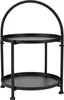 Runder Couchtisch im Loft-Stil mit Griff, aus Metall, 34 x Produktbild-Vorschau 1
