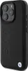 Hülle iPhone 16 Pro Max BMW Echtleder schwarz Logo Metall Produktbild-Vorschau 2