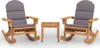 vidaXL 3-dielna záhradná obývacia súprava Adirondack z Náhľad obrázku produktu 1