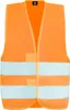Korntex Kinder Warnweste Aarhus KWO100XS signal-orange XS Produktbild-Vorschau 10
