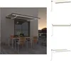 vidaXL Automatische Markise mit LED & Windsensor 400x350 cm Produktbild-Vorschau 1